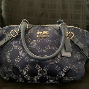 Blue Coach Bag